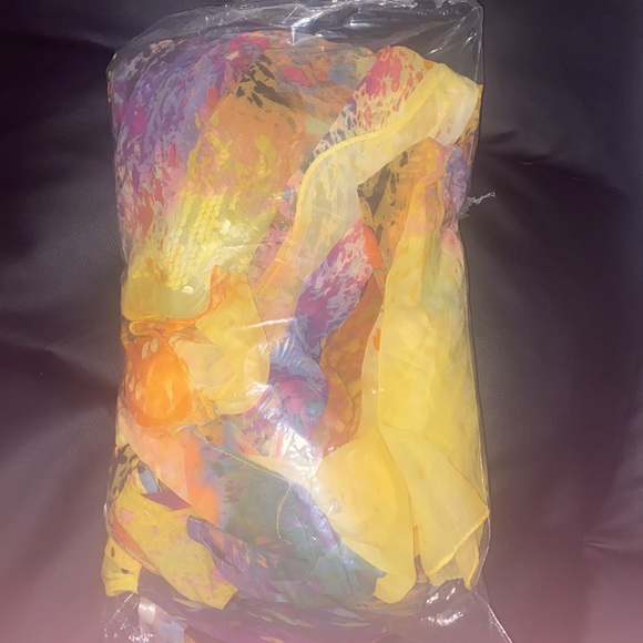 New sealed in packaging never worn strapless dress brand  Tony Bowls Paris . - Picture 7 of 7